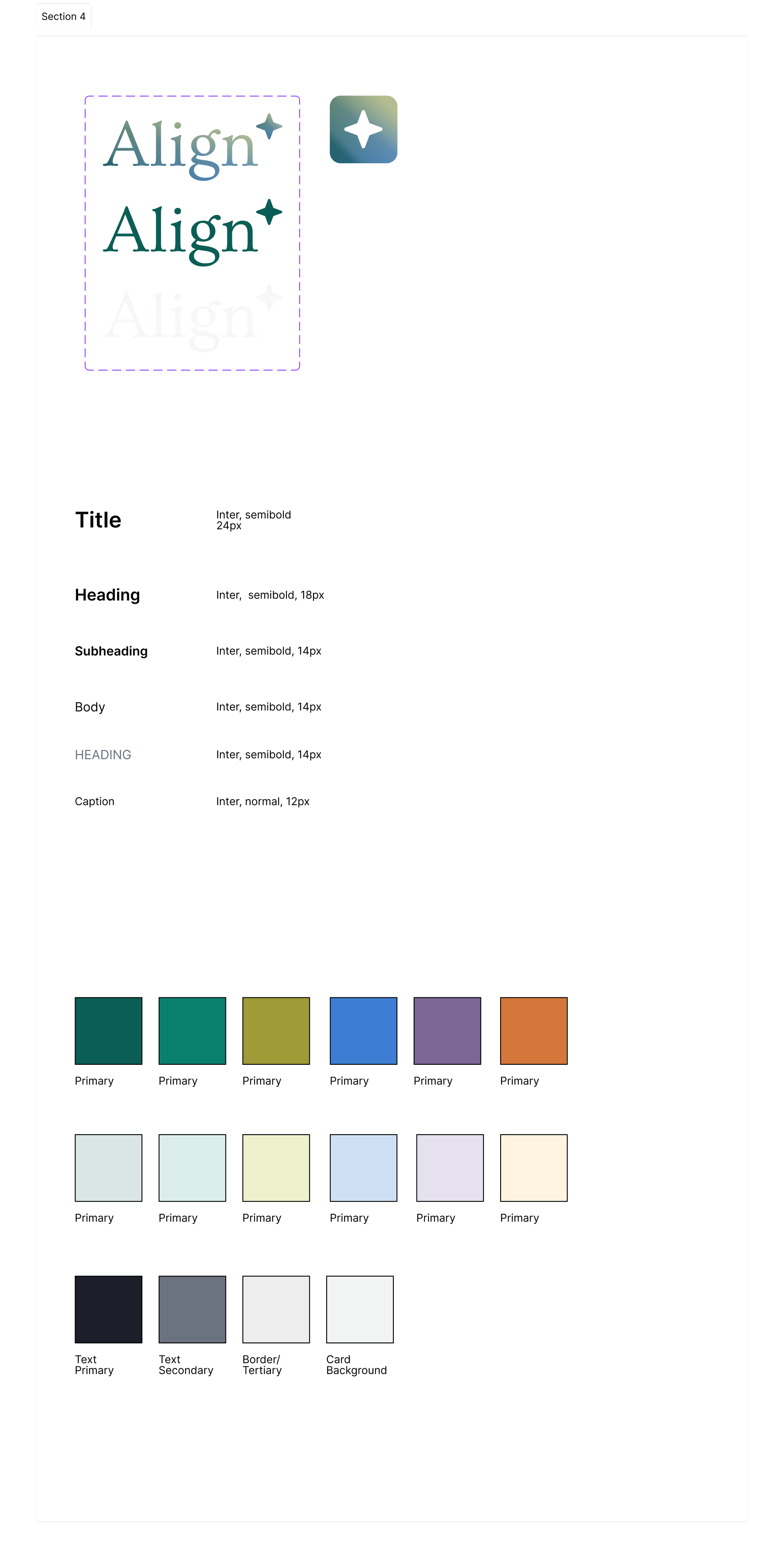 Align design system foundations